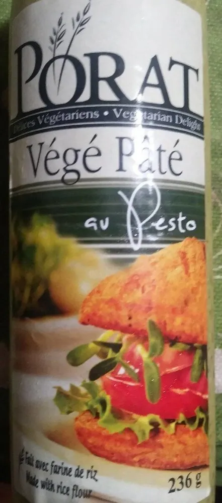 Porat végé pâté pesto
