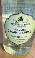 100% organic apple juice