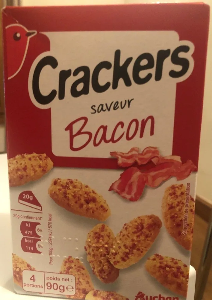 Crackers saveur Bacon