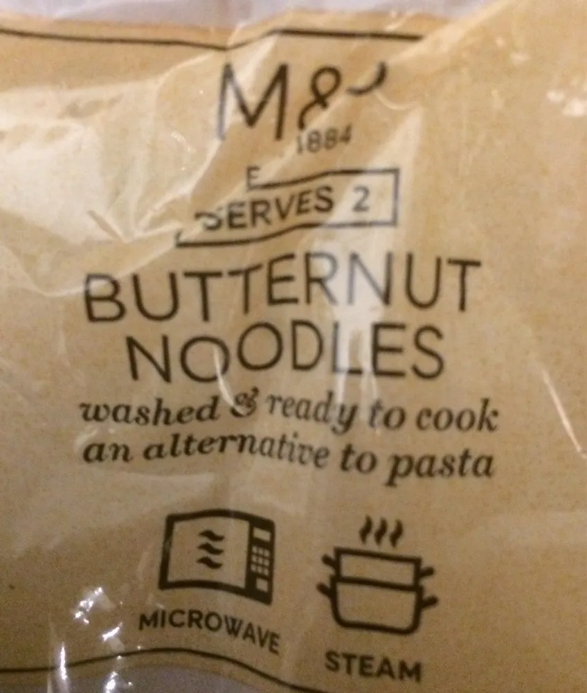 Butternut noodles