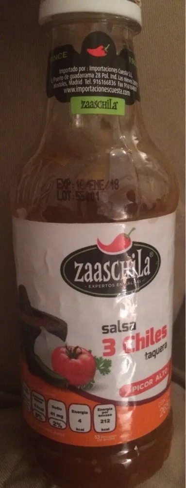 Salsa 3 chiles