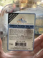 Greek Pasta Salad With Vegan Feta Cheese