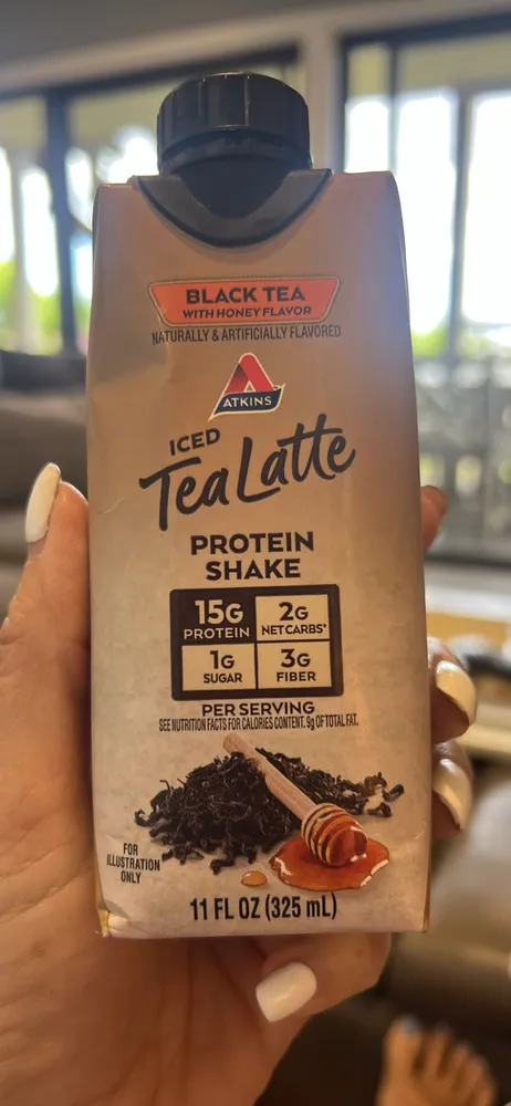 Iced Black Tea Protein Latte