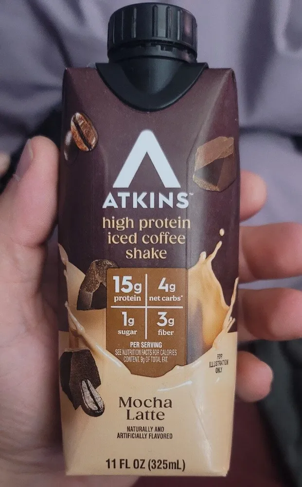 high protein iced coffee shake Mocha Latte