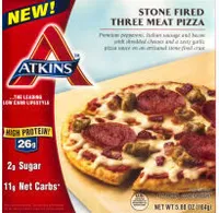 Stone Fired Three Meat Pizza