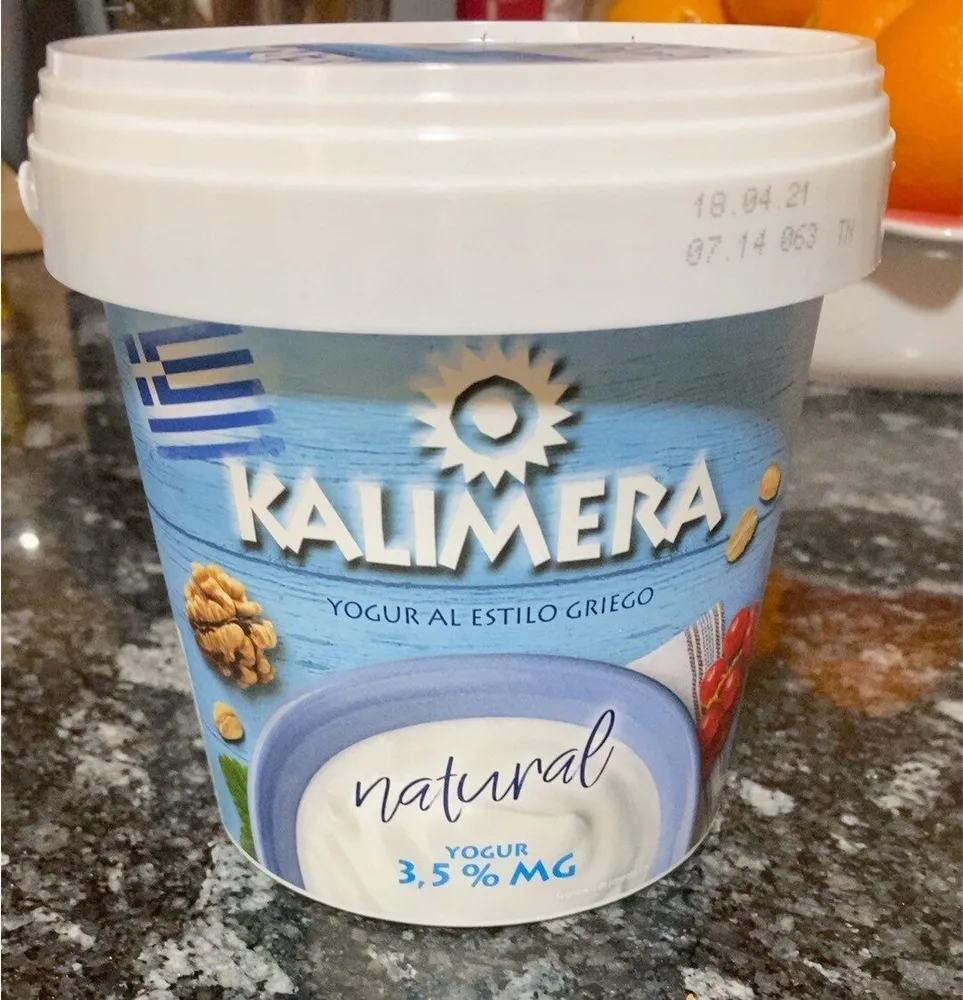 Yogur estilo griego natural