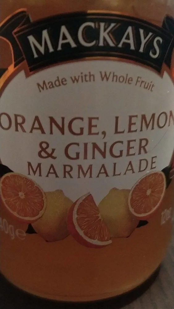 Orange Lemon and ginger marmalade