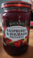 Confiture framboise rhubarbe