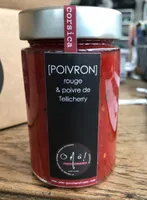 Poivron rouge et poivre Tellicherry