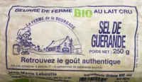Beurre de ferme BIO au lait cru