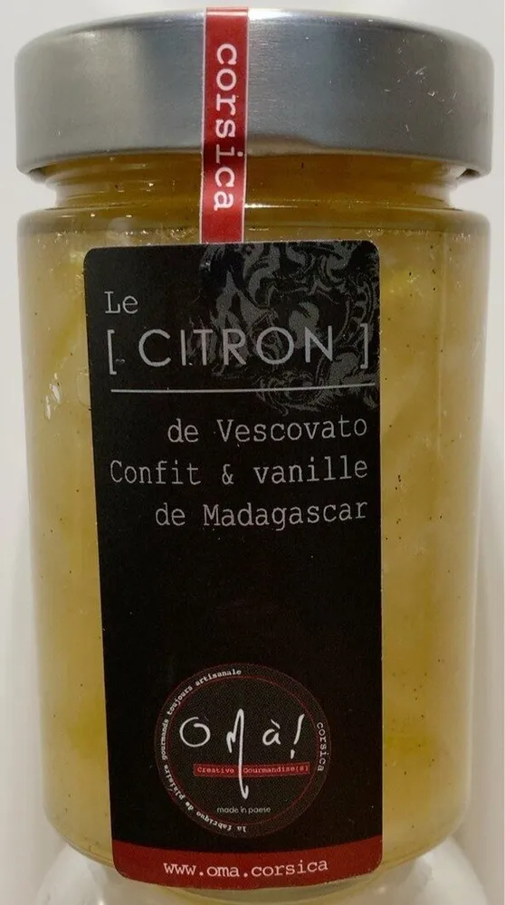 Le citron de Vescovato - Confit et vanille de Madagascar