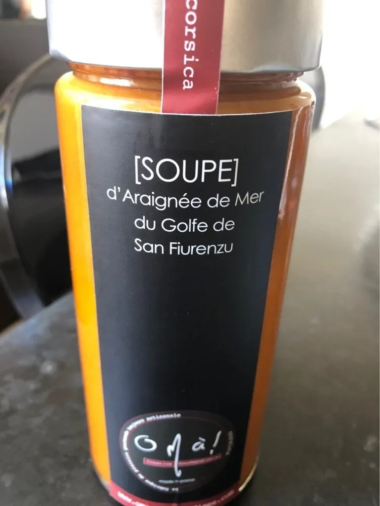 Soupe d'araignee de mer du golfe de saint florent