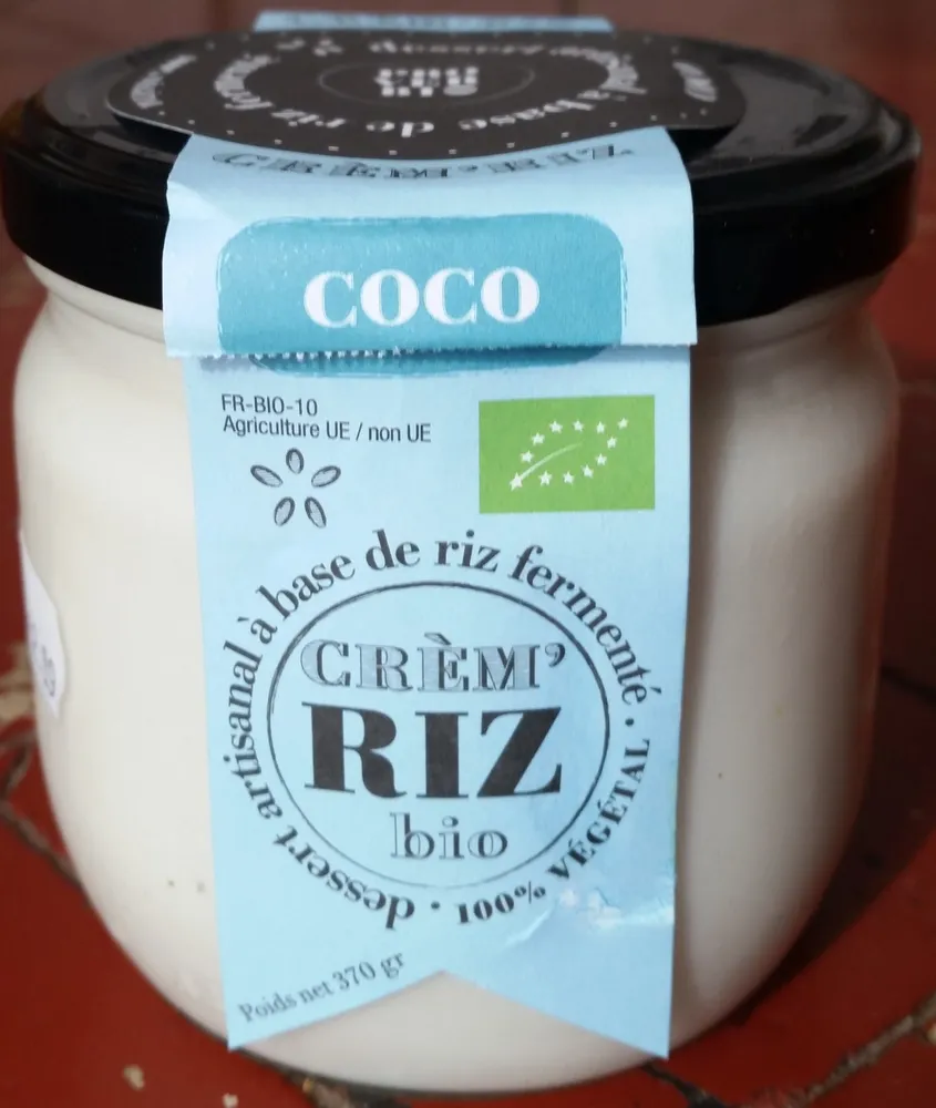 Crèm'riz bio Coco