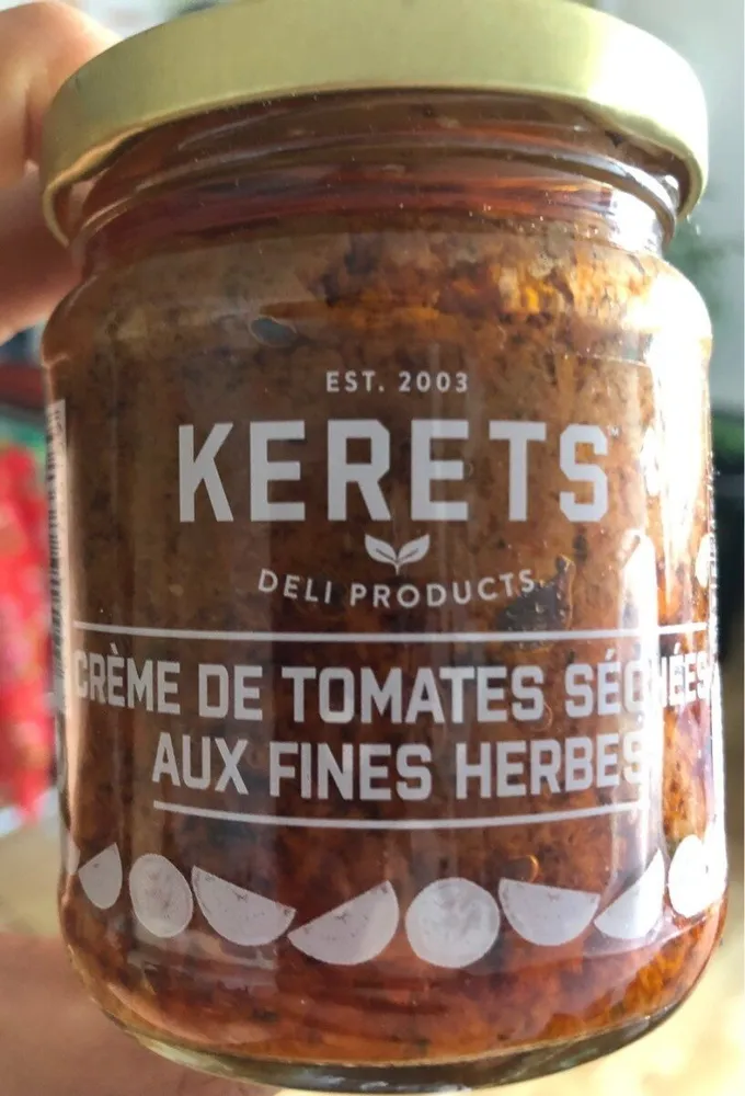 Crème de tomates séchées aux fines herbes