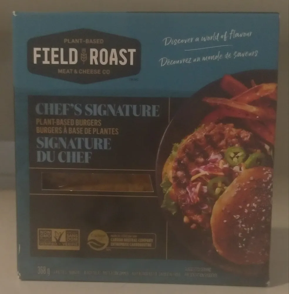 Field Burger, Plant-Based Burgers