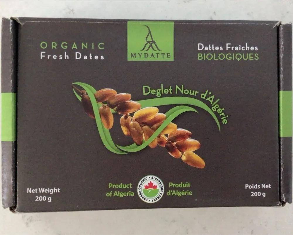 Dattes Fraiches Biologiques