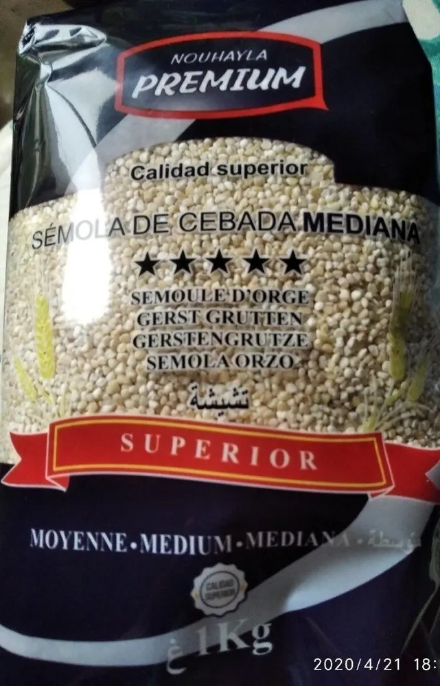 Sémola de cebada mediana