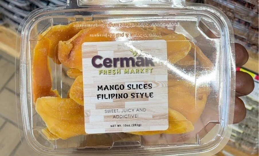 Mango slices