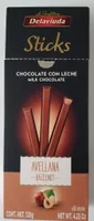 Sticks chocolate con leche y avellana