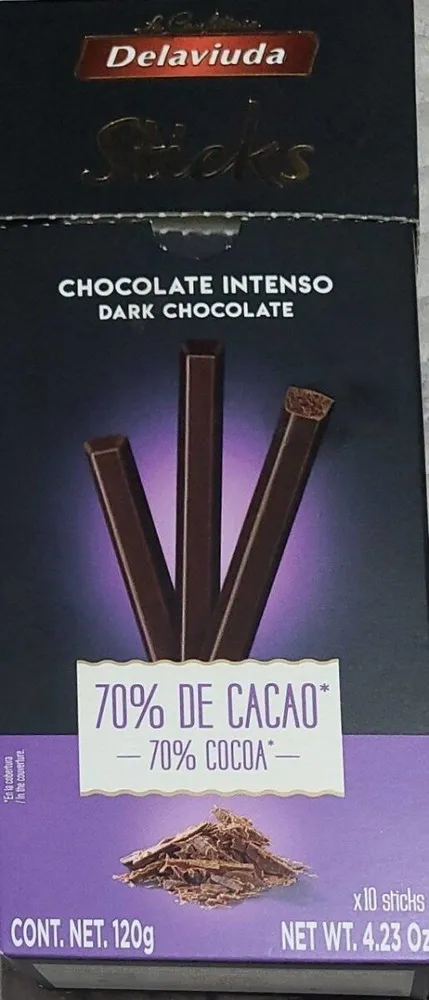 Sticks chocolate intenso