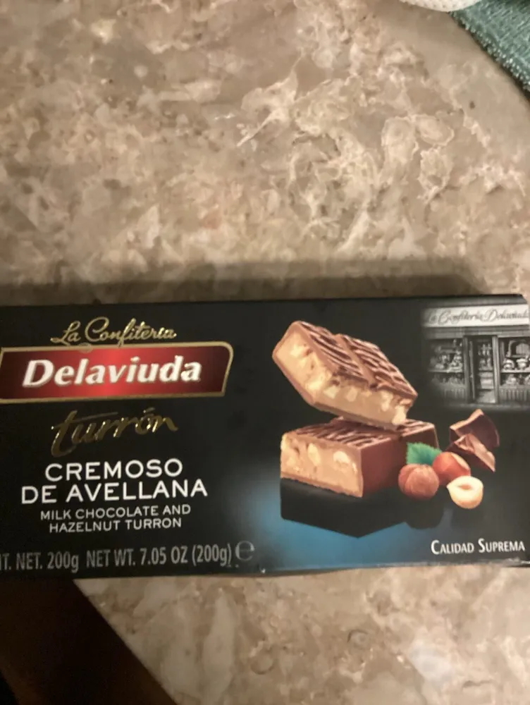 Turron cremoso de avellana