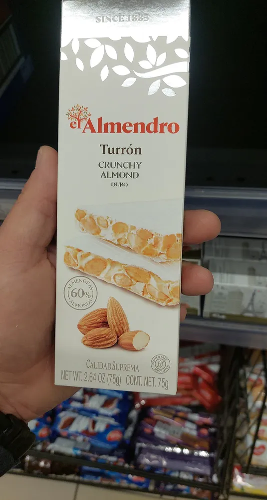 El Almendro Turron Crunchy Almond, Snack Pack