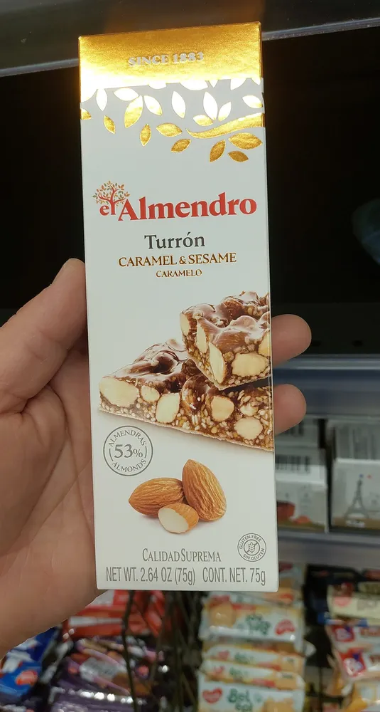 Turrón Caramel & Sesame Caramelo