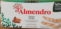 El Almendro Turron Duro Sin Azúcares Añadidos