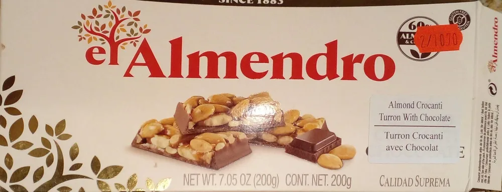 Turron crocanti chocolate