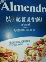 Barritas de almendra a la sal