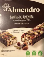 Barritas de almendra