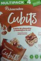 Cubits de almendra y caramelo a la sal