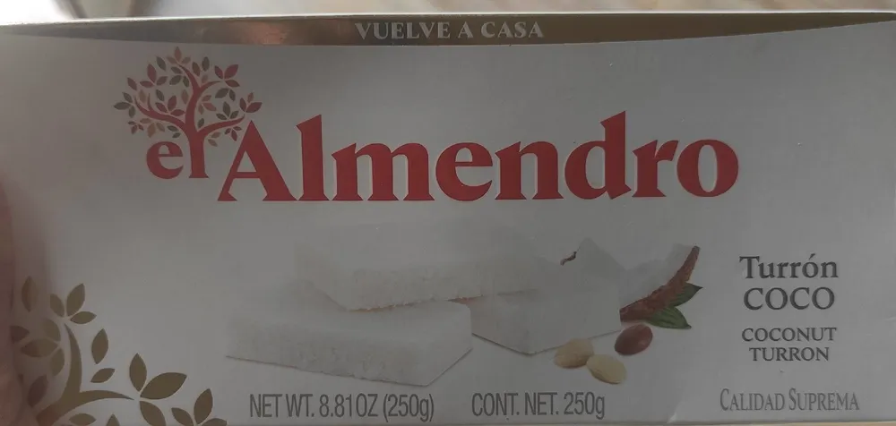 Turrón de coco