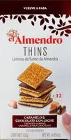 Almendro thins caramelo y chocolate