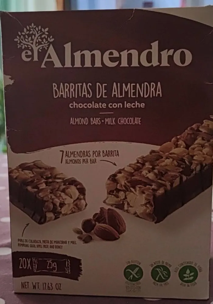 Barritas de almendra