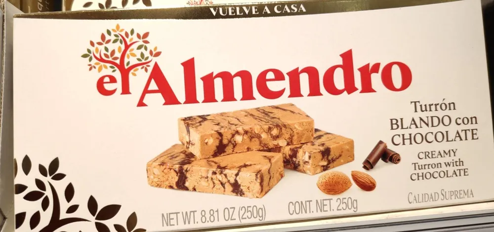 Turrón Blando con Chocolate El Almendro