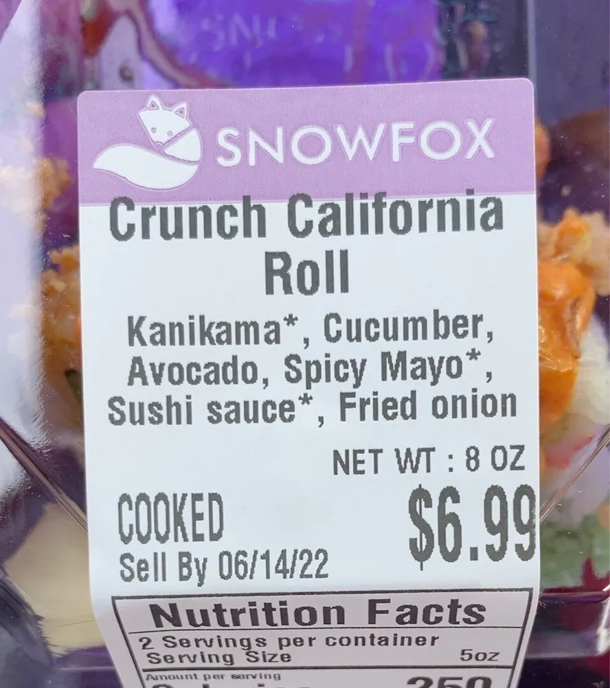 Crunch California Roll