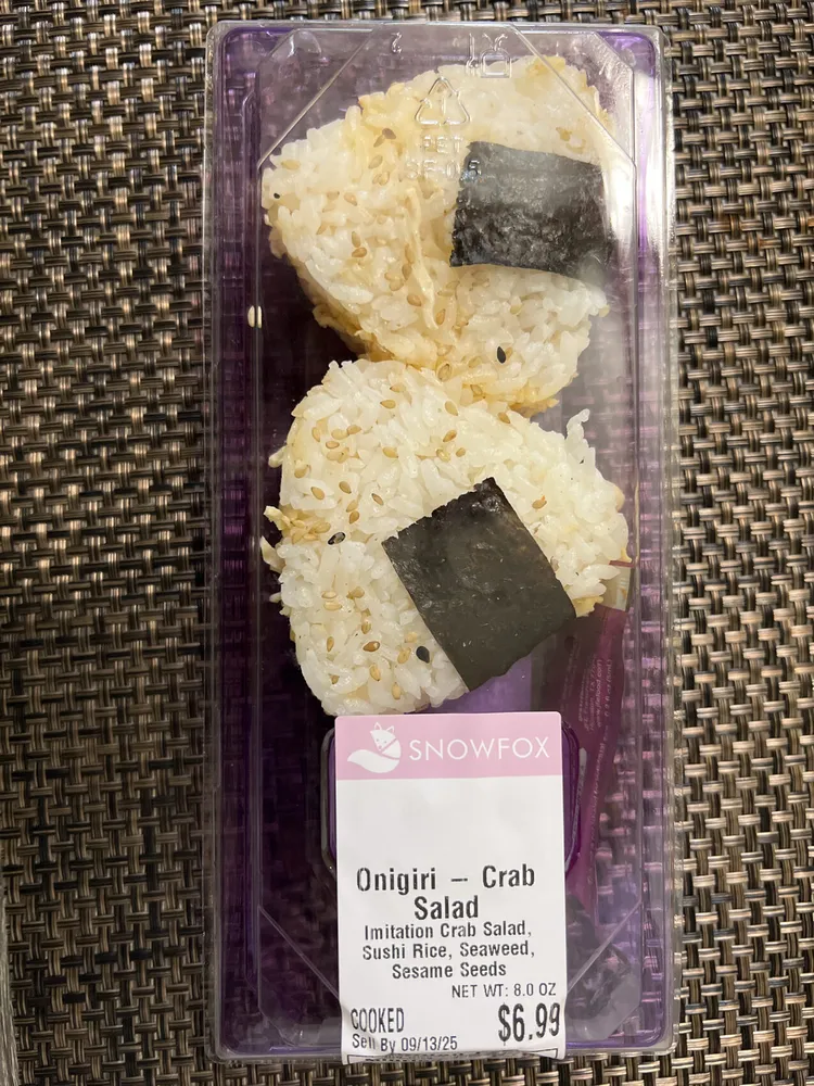 Snowfox onigiri - Onigiri