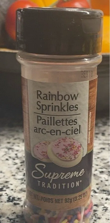 Rainbow sprinkles