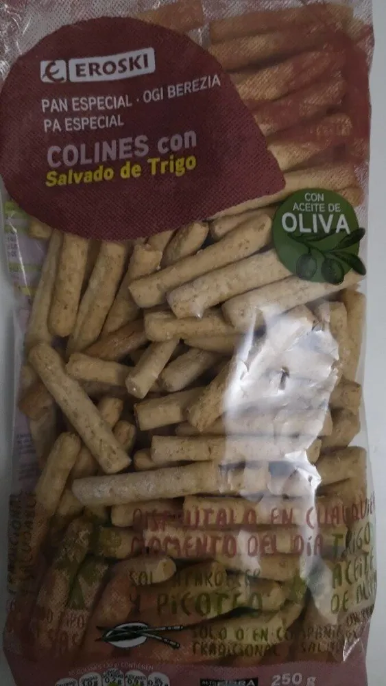 Colines con salvado de trigo