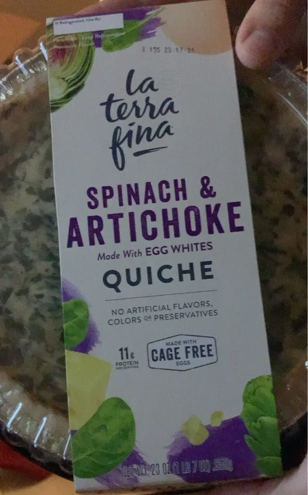 Spinach & Artichoke Quiche