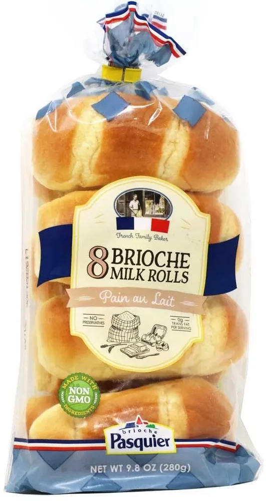 Brioche Pasquier - Milk Rolls (Pains au Lait), 9.8oz (280g)