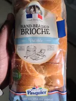 Brioche Pasquier - Hand-Braided French Brioche Tressée (Bread Sliced Loaf), 17.6oz (500g)