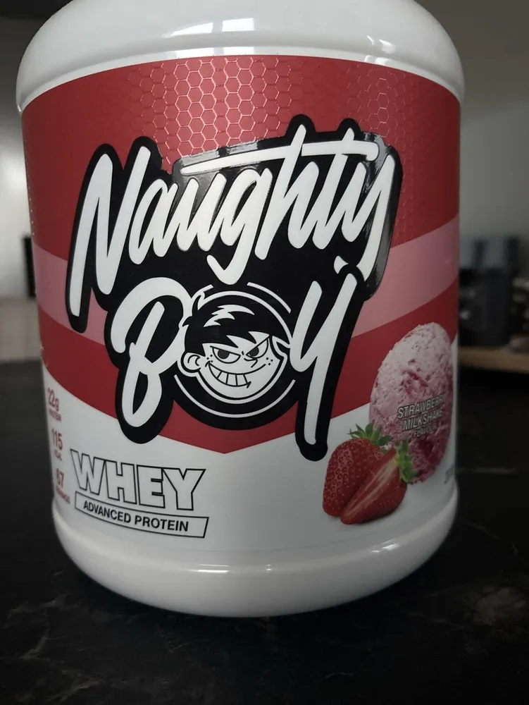 Naughty Boy Whey Advanced Protein, Strawberry Milkshake