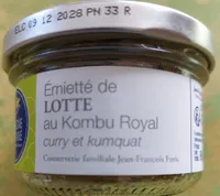 Émietté de lotte au kombu royal