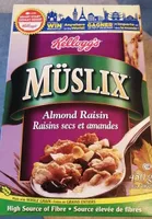 Muslix raisins secs et amandes