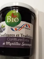 confiture extra de myrtilles sauvages