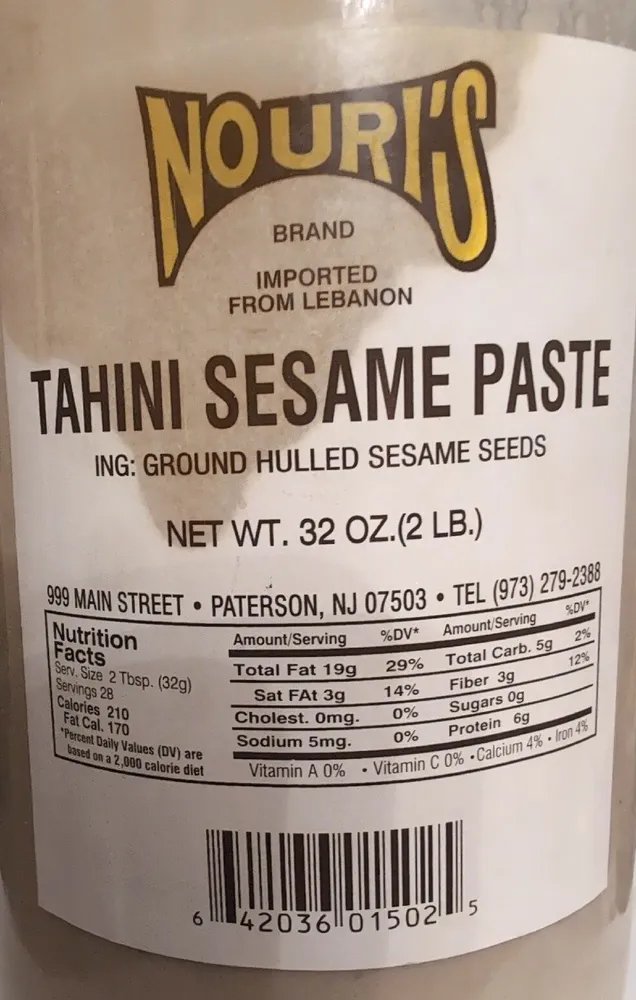 Tahini Sesame Paste