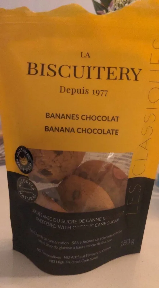 Biscuits banane chocolat