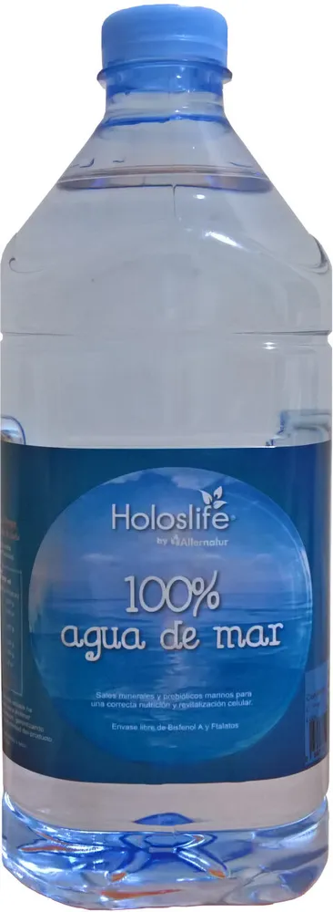 100% agua de mar